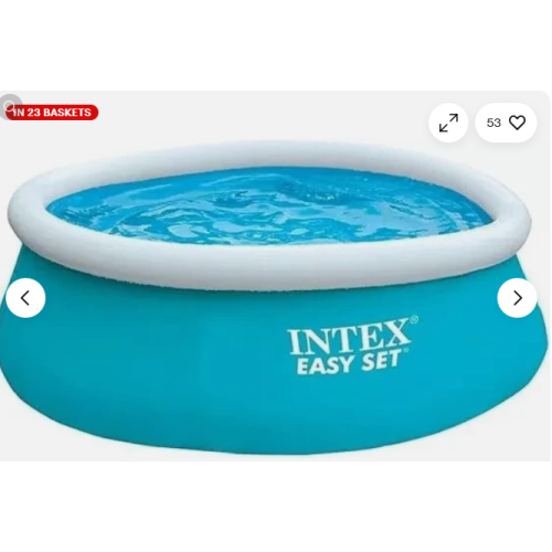 Intex Intex Easy Set 6ft Inflatable Family Swimming Paddling Pool