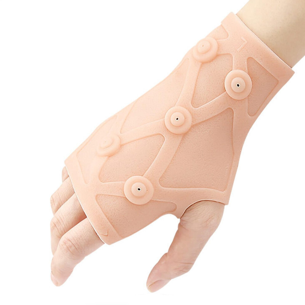 Magnetic protective gloves  Fingerless outdoor wrist protection gloves-image-OPC-PJ22DS8-NEW
