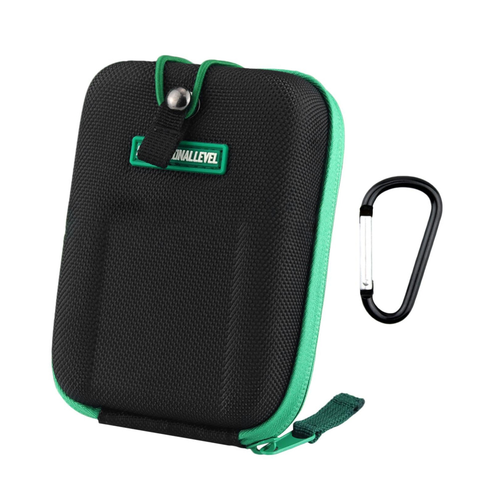 Golf rangefinder case, hard EVA case with carabiner belt clip, green-image-OPC-PJ22DTT-NEW