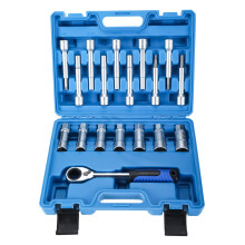 18PCS Steering Hub Suspension Shock Absorber Strut Nut Removal Tool Socket Set