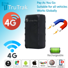 TruTrak GAT23 GPS Tracker 4G Real Time magnetic vehicle car Tracking
