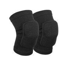 2Pcs Women Dance Volleyball Sports Knee Crawling Safety Knee Pads Support Protection Gym Pads Tennis Baby Knee (Color : PE2358BKM)