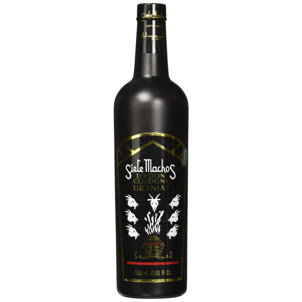 Siete Machos Urania Original Cologne 33.82Oz (1000Ml) (1 Pack)
