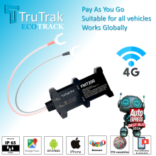 TruTrak 4G GPS Tracker Real Time Vehicle Van Motorbike Caravan Car