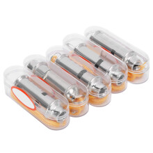 5Pcs Stainless Steel Ultrasonic Pigeon Whistle with Lanyard and Plastic Box, Professional Pet Behavior Training Tool for Dog Bird