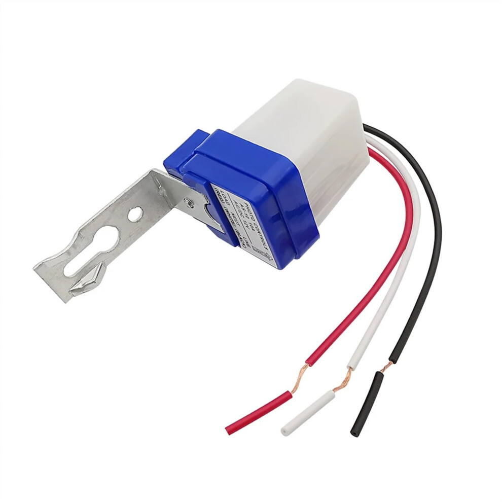 1Pcs 10A Photoswitch Sensor Switch Automatic Auto On Off Photocell Street Light Control Universal Dc/Ac 12V 24V 110V 220V(24V) 6276012694047
