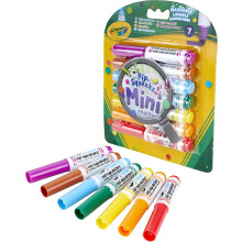 CRAYOLA Pip-Squeaks Mini Markers - Assorted Colours (Pack of 7)