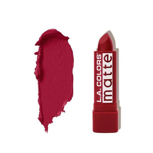 L.A. COLOURS Matte Lip Color Relentless Red CML514