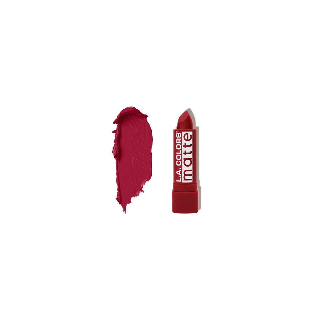 L.a. Colors Red Matte Lip Color Relentless Cml514