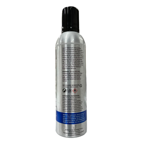 Vigorol Mousse Maximal Shine Wave 12oz 1