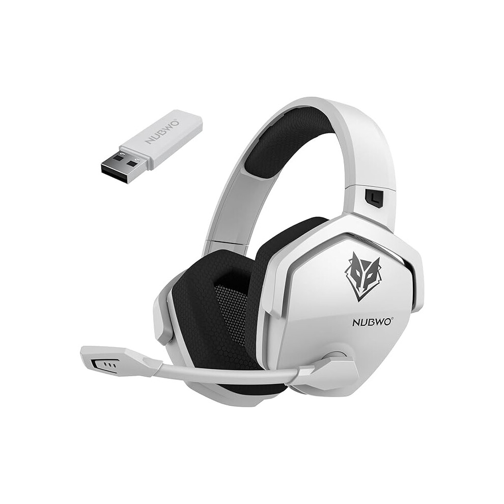 Gaming Headset, 2.4Ghz Wireless Gaming Headphone For Ps4, Ps5, Pc, Ns, 5.3 Bluetooth Headphone With 100Hr Battery 123456982529
