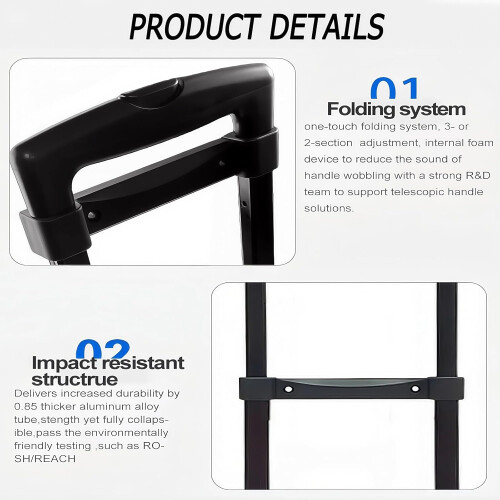 Telescoping Handle for Ice Cube and Latitude 60 Qt Roller Cooler-Iron Lengthen 2