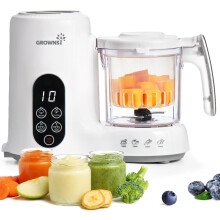 Baby Food Maker with Steam Basket 6-in-1 Baby Food Processor and Blender One-Step Steaming, Blending, Grinding and Sterilizing