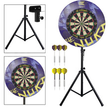 Luke Littler Darts Set with Stand + Dartboard + Surround and Darts