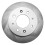 TRQ Achterste Remschijven Set Solid Compatibel met 2004-2009 Kia Spectra 5