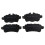 TRQ Rear Brake Pads Ceramic Compatible with 2007-2018 Mini Cooper 5