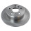 TRQ Rear Brake Rotors Set Solid Compatible with 1995-1999 Toyota Avalon 5