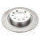 TRQ bakbromsskivor Set solid kompatibel med 2003-2011 Saab 9-3 2010 9-3X 5