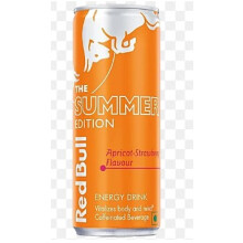 Red Bull Energy Drink Apricot-Strawberry Flavour 250ml (Pack of 24)