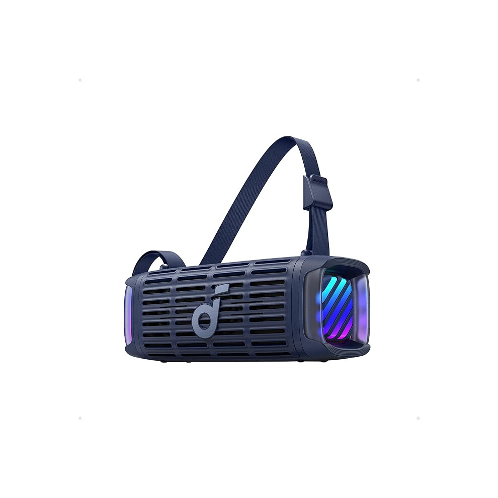 Soundcore (Blue) Boom 3I By Anker, Rugged Outdoor Speakers, Ip68 Waterproof, Floating Playback, Saltwater Resistant, 50W Portable Speaker Blue