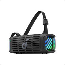 (Black) soundcore Boom 3i by Anker, Rugged Outdoor Speakers, IP68 Waterproof, Floating Playback, Saltwater Resistant, 50W Portable Speaker