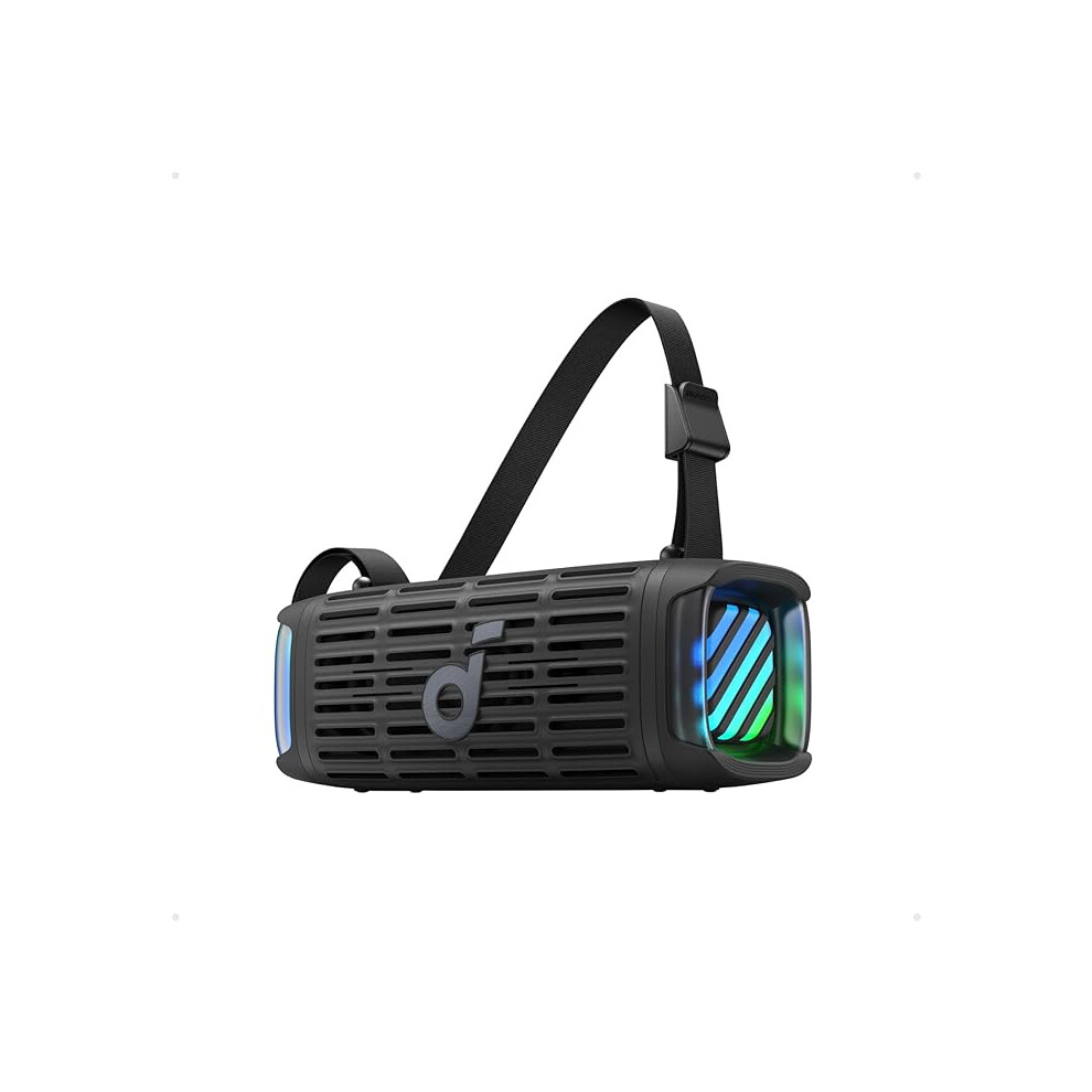 Soundcore (Black) Boom 3I By Anker, Rugged Outdoor Speakers, Ip68 Waterproof, Floating Playback, Saltwater Resistant, 50W Portable Speaker Black