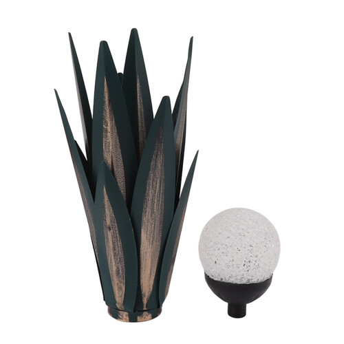 Dark Green Tequila Art Sculpture 26.5cm 300MAH Light 2