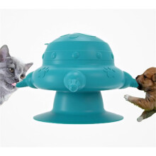 Puppy Milk Feeder for Nursing, 240ML Pet Milk Feeder with 4 Nipples, Silicone Puppy Nursing Station