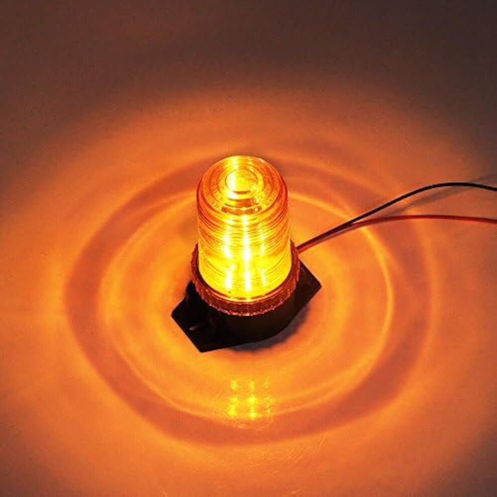 30Leds Emergency Warning Flashing Safety Strobe Beacon For Forklift Truck Tractor Golf Carts Utv Car Bus 930V Amber/Light 6276012668550