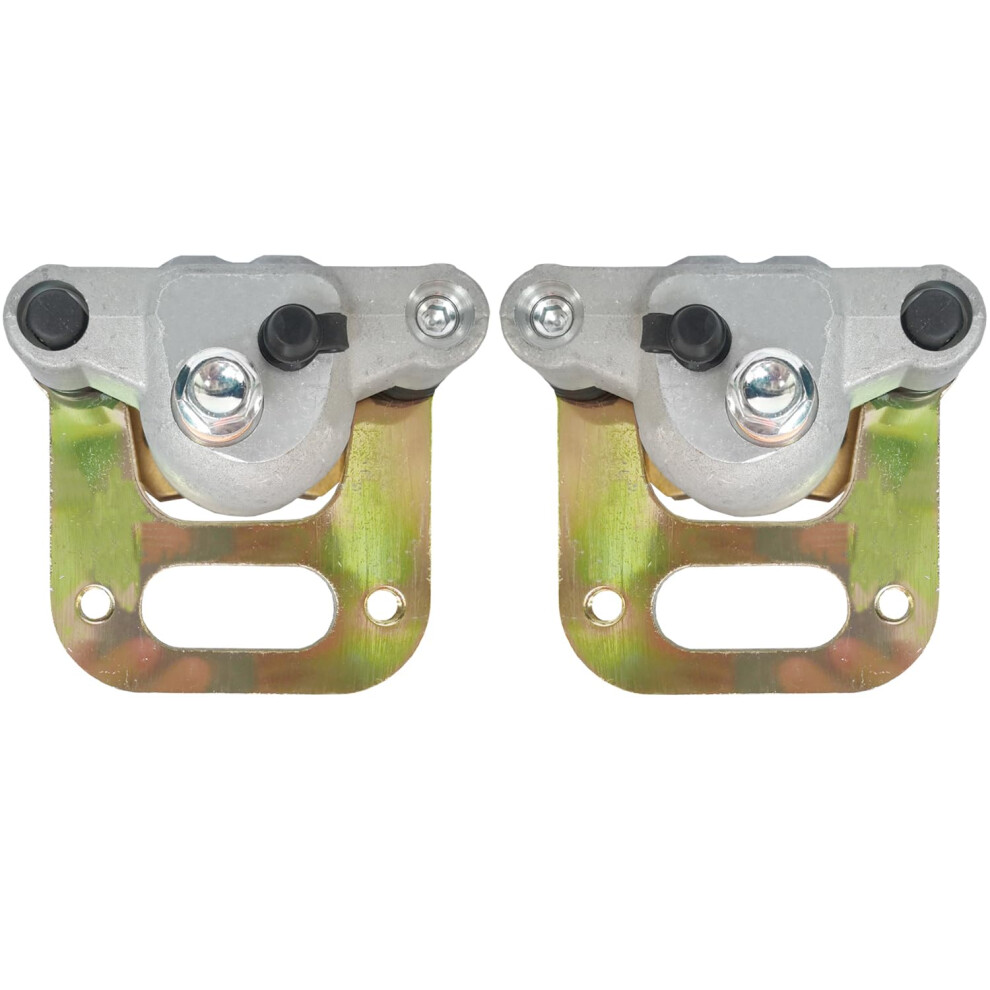 Front Left Right Brake Calipers Set With Pads Compatible With Polaris Atv Sportsman 400 500 6276012731018