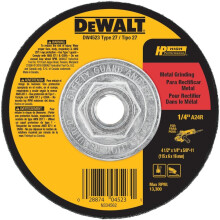 DEWALT Grinding Wheel General Purpose for Metal 4-1/2-Inch x 1/4-Inch x 5/8-Inch (DW4523)