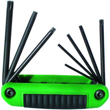 Eklind Tool 25582 Ergo-Fold Dold-up Torx Star-8pc Conjunto T6-T25