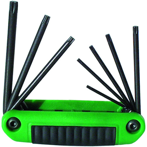 Eklind Tool 25582 Ergo-Fold Fold-Up Torx Star-8pc Set T6-T25