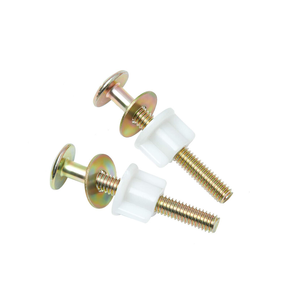 2 Pcs Toilet Seat Screws For Toilet Seat Hinge Bolts Replacement Top Mount Toilet Seat Fasteners Refï¼Gun 6276012696294