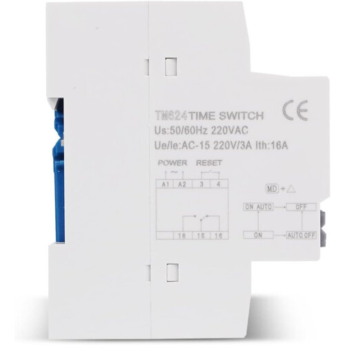 Digital Programmable LCD Display Din Rail Microcomputer Time Relay Automatic Bell Timer Controller for School Ref：fec 2