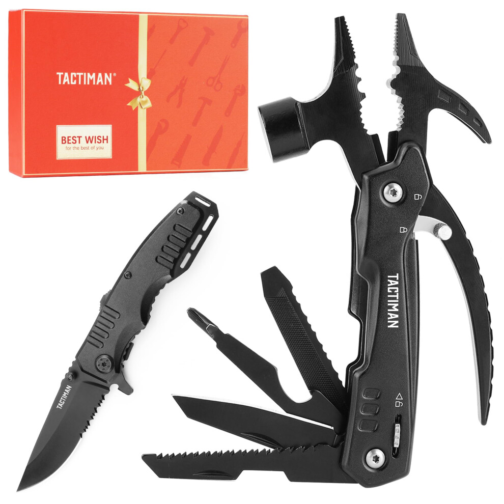 12-In-1 Multitool Hammer With Tactical Knife Â Unique Gifts For Men, Dad, Husband 6276012731506