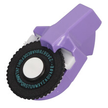 Mini Portable Purple Embossing Label Maker for DIY Crafts