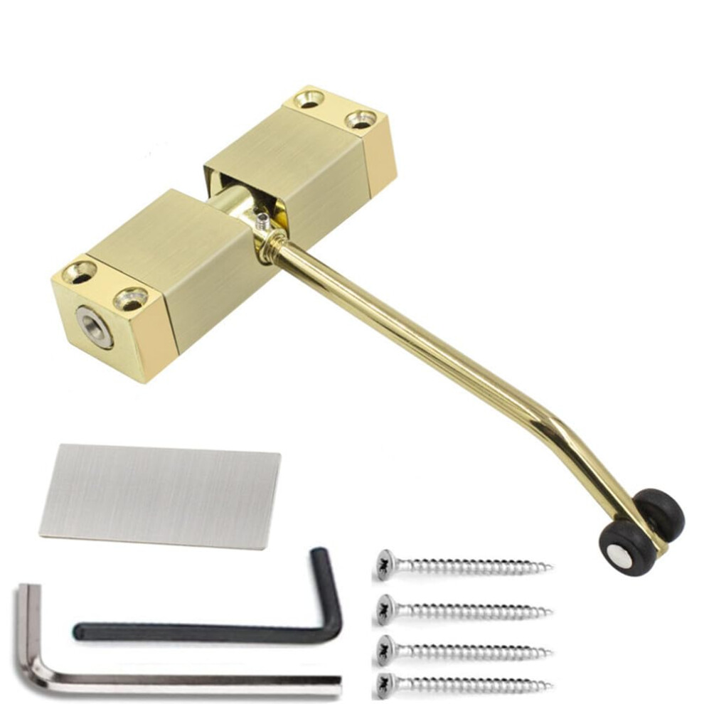 Szhdxsy Door Closer,Spring Door Closer, Stainless Steel Adjustable Automatic Door Closer 6276012731896