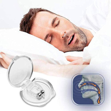 Magnetic Anti Snore Nose Clip (6 Pack)- Silicone Anti Snoring Nose Clip - Airing Snoring Device for Removal of Noise While Sleeping Reusable Snore