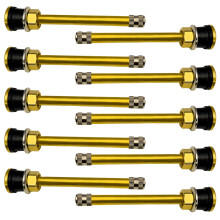 TR572 Truck Tire Valve Stems (Pack of 10),Brass Commercial 33/4 Valve Stems for Rim Φ.625', Replacement Brass Clampin Valve Stem for Truck and Bus
