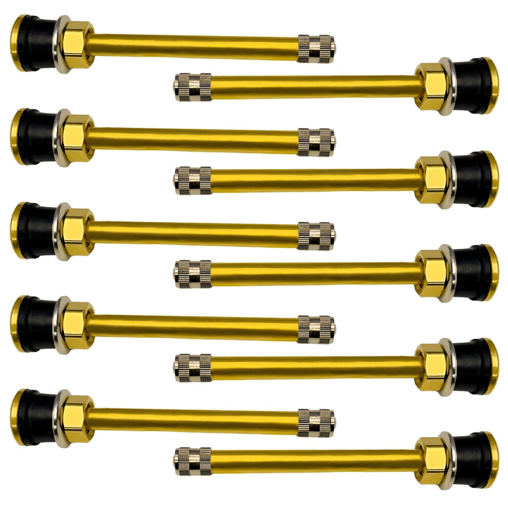 Tr572 Truck Tire Valve Stems (Pack Of 10),Brass Commercial 33/4 Valve Stems For Rim Î¦.625', Replacement Brass Clampin Valve Stem For Truck And Bus 6276012697710