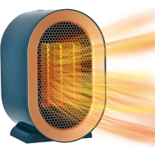 1200W Ceramic Plug in Fan Heater, Portable Electric Heaters with 2 Heat Modes, Overheating & Tip-Over Protection, Energy Saving, Smart Heaters (Blue)