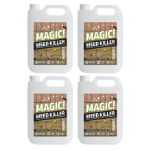 (4x5 Litres) MAGIC WEED KILLER & TRIGGER HOSE