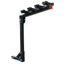 MaxxHaul 70210 Hitch Mount Bike Rack 4-Bike Rack, Black For Cars Trucks SUV's Minivans, Large