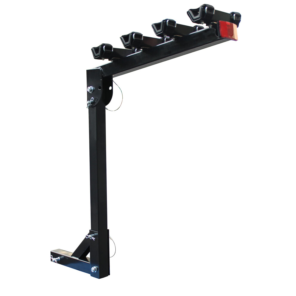 Maxxhaul 70210 Hitch Mount Bike Rack 4-Bike Rack, For Cars Trucks Suv's Minivans, Large Black