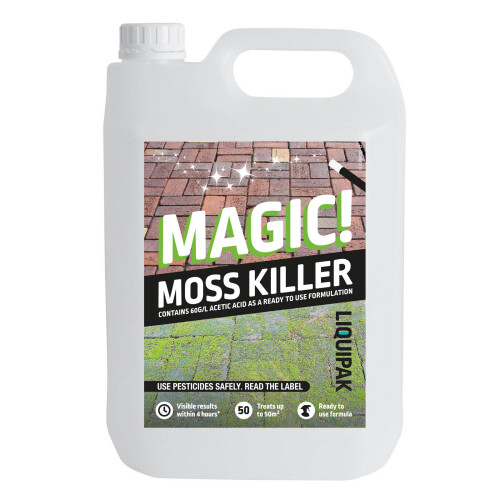 (5 Litres) MAGIC MOSS KILLER & TRIGGER HOSE 2