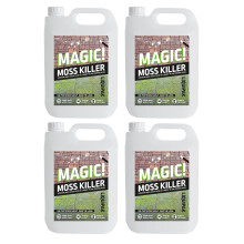 (4x5 Litres) MAGIC MOSS KILLER & TRIGGER HOSE