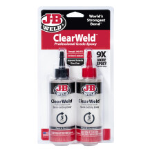 J-B Weld Pro Size ClearWeld 5-Minuten-Set Epoxidharz