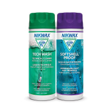 Nikwax Softshell Reiniging & Waterdichting Duo-Pack, 20 oz. / 600 ml