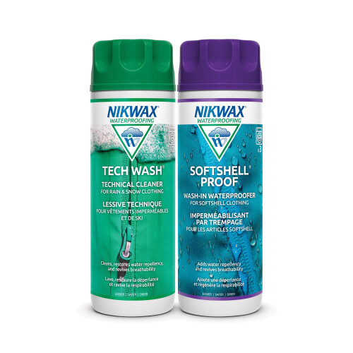 Nikwax Duo-Pack Καθαρισμού & Αδιαβροχοποίησης Softshell, 600ml
